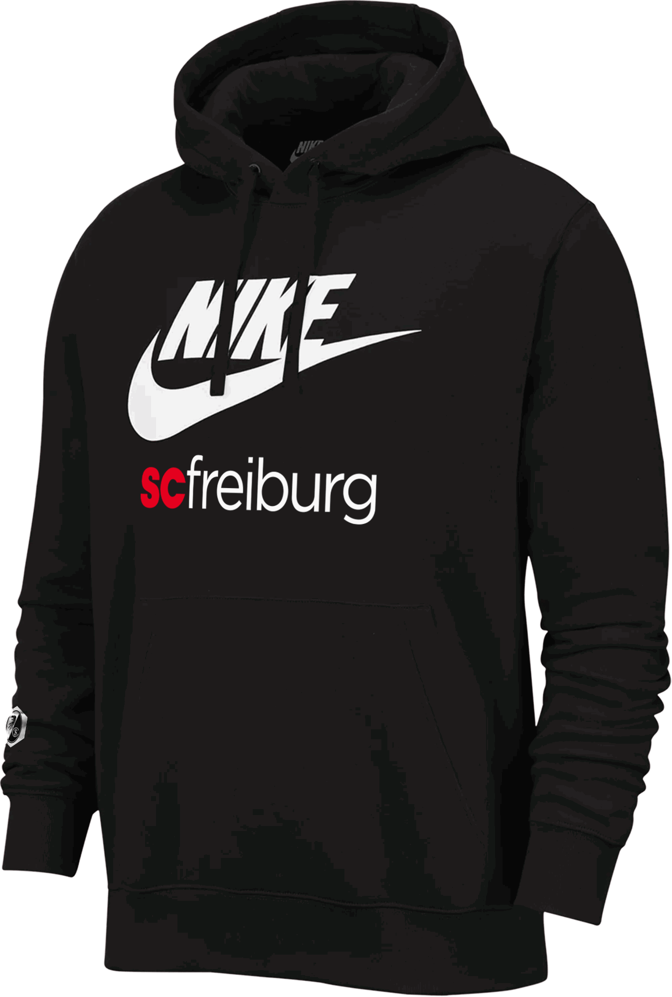 Суитчър Nike SC Freiburg Fleece Club Hoody Черно | scf2324-bv2973-scf2324068, 0