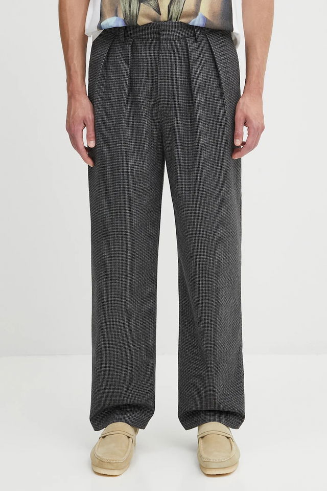 Fucking Awesome Pleated Wool Trousers