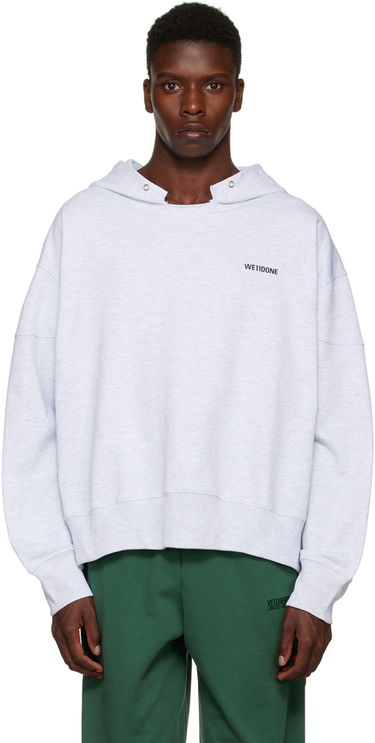 Суитчър We11done We11done Raw Edge Hoodie Сиво | WD-TH3-22-867-U-GY, 0