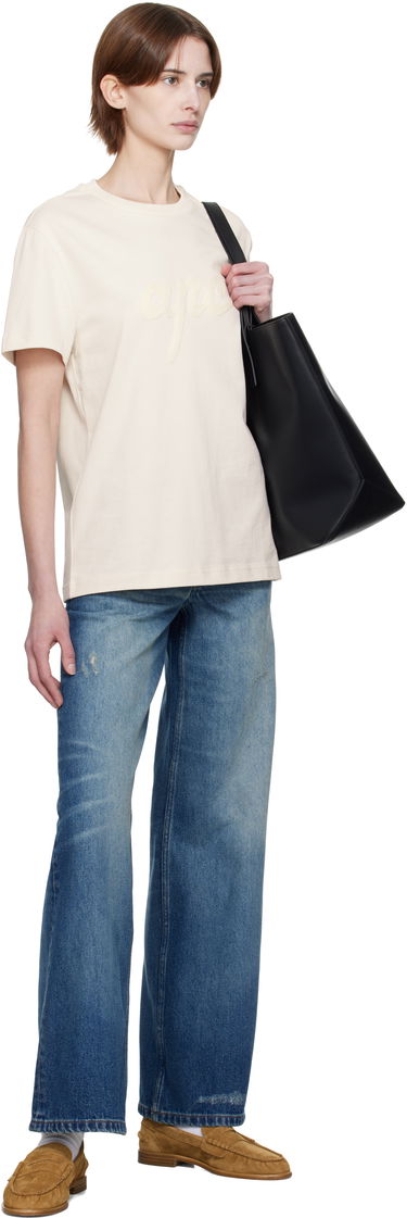 Тениска A.P.C. Lenny Embossed Logo T-shirt Бежово | COHGS-M26504, 3