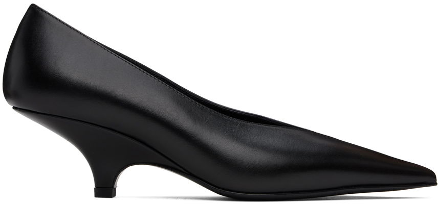 Кецове и обувки TOTEME 'The Wedge-Heel' Pumps Черно | 244-WAS2739-LE0094, 0