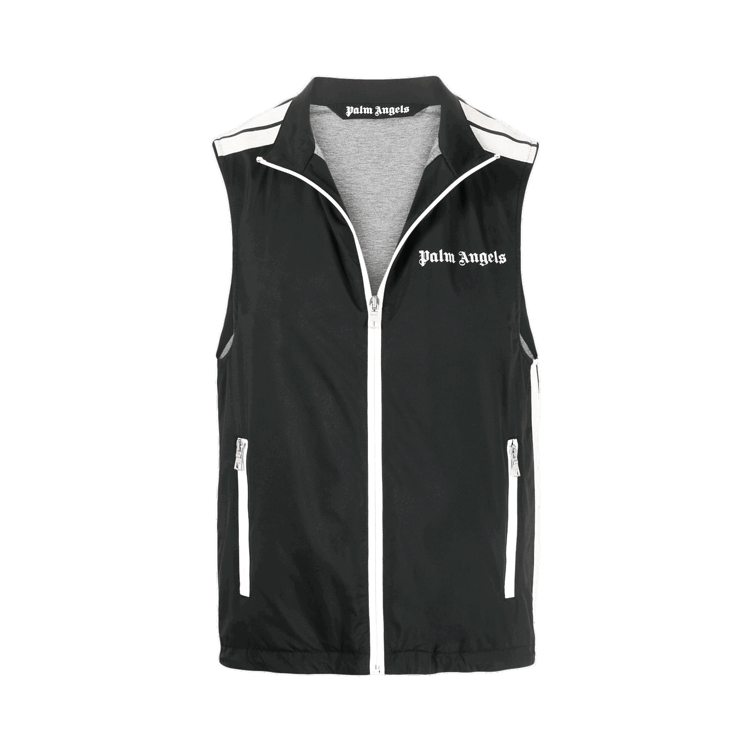 Жилетка Palm Angels Classic Logo Vest Черно | PMEA217S22FAB0011003, 0