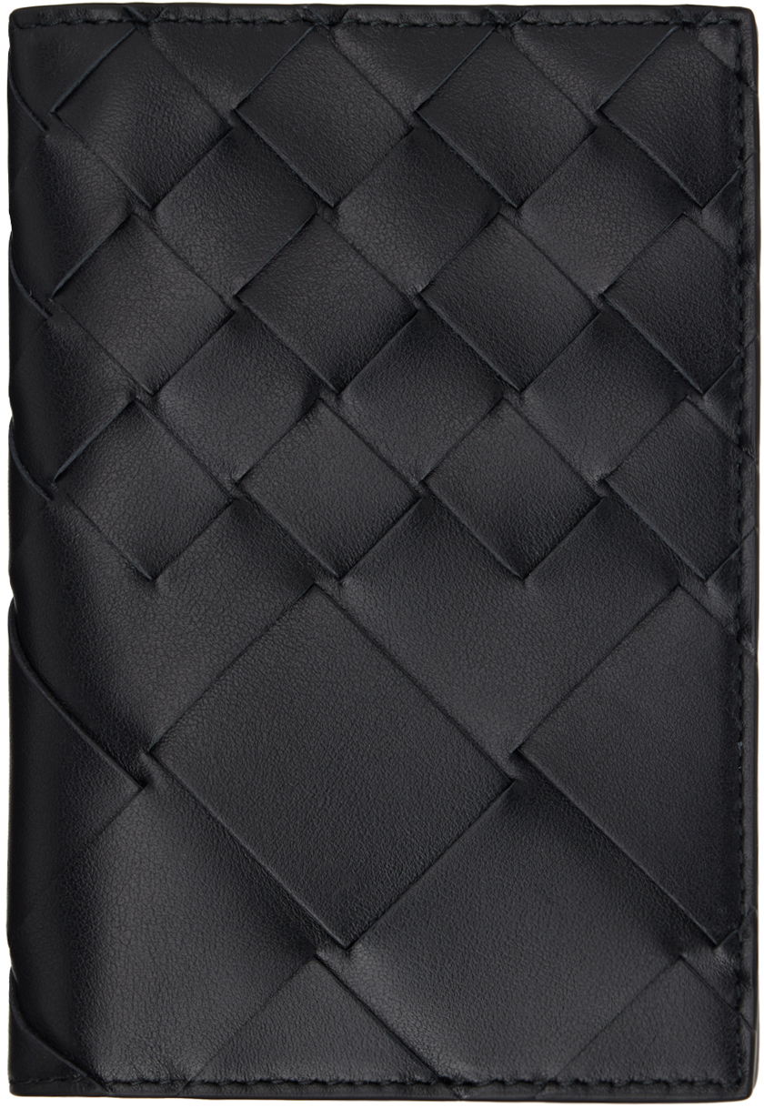 Портфейл Bottega Veneta Intrecciato Passport Holder Черно | 749441V3R52, 0