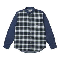 Check Panel Chambray Shirt