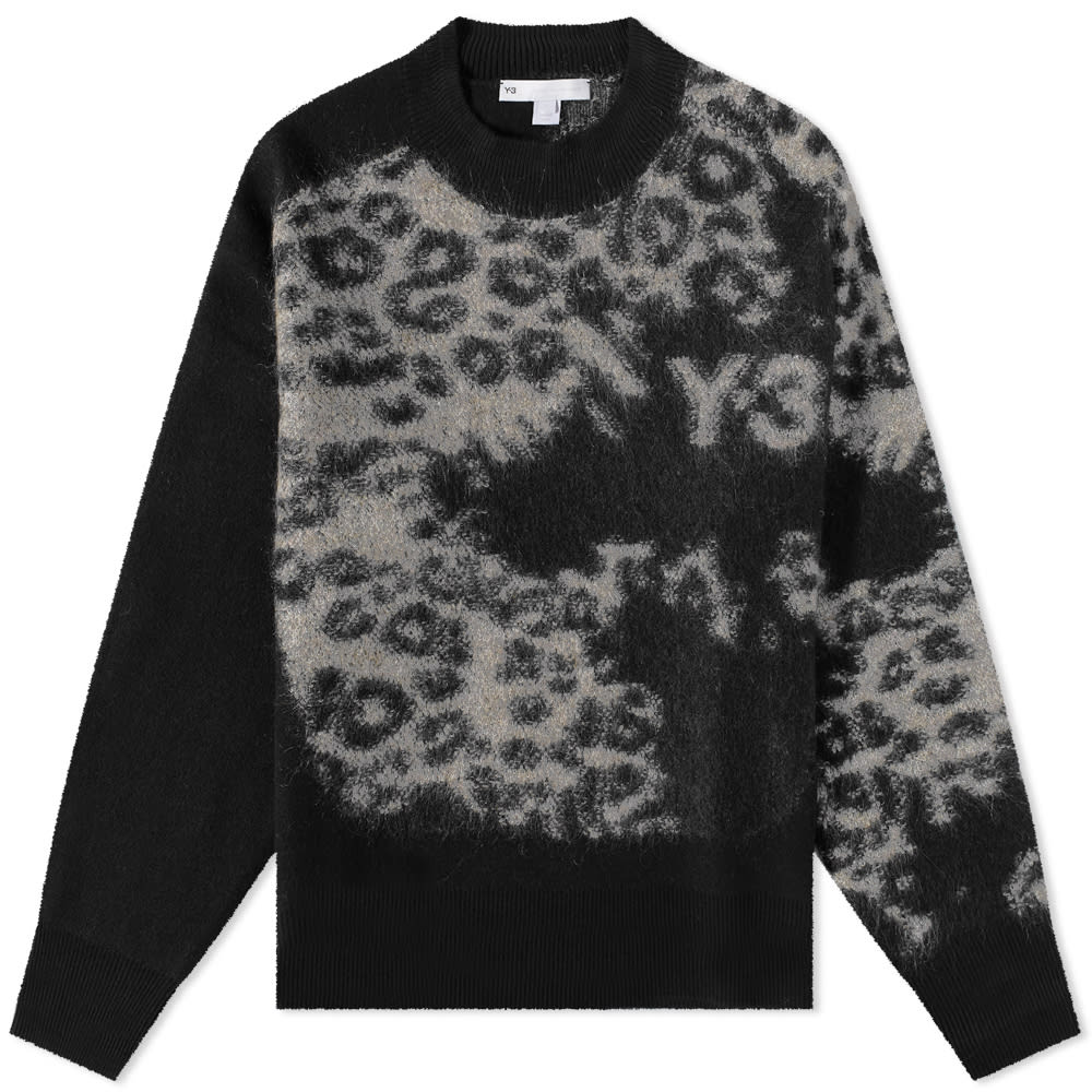 Пуловер Y-3 3-Stripe Knitted Crew Sweat Черно | HN1977, 0