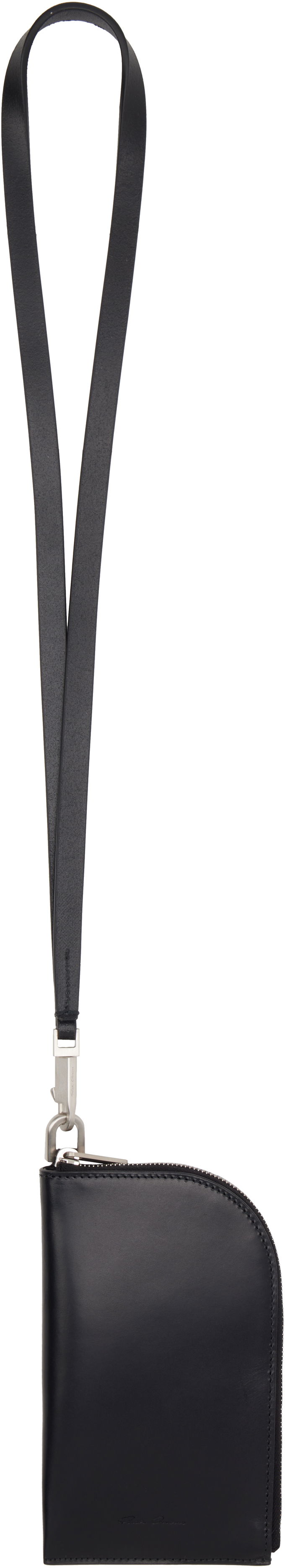Портфейл Rick Owens Rick Owens Porterville Neck Wallet Черно | RA01E0611 LGEL, 0