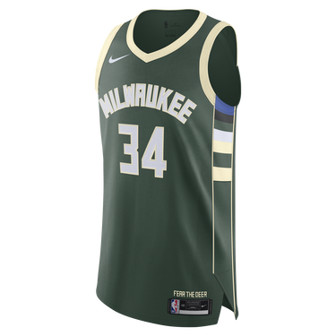 Фланелка Nike NBA Authentic Giannis Antetokounmpo Bucks Icon Edition 2020 Jersey Зелено | CW3451-324, 0
