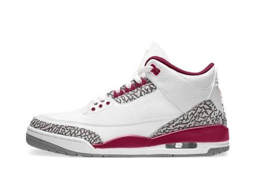 Кецове и обувки Jordan Air Jordan 3 "Cardinal Red" Бяло | CT8532-126