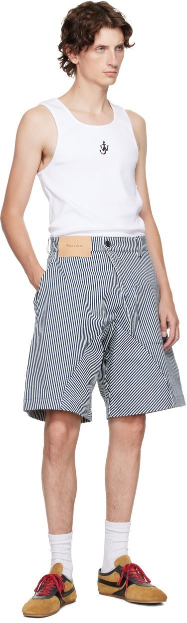 Къси панталони JW Anderson JW Anderson Twisted Workwear Shorts Тъмно синьо | SR0124-PG1819, 3