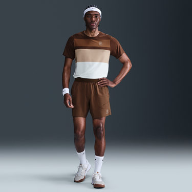 Тениска Nike NikeCourt Advantage Tennis T-Shirt Кафяво | FZ9845-259, 3