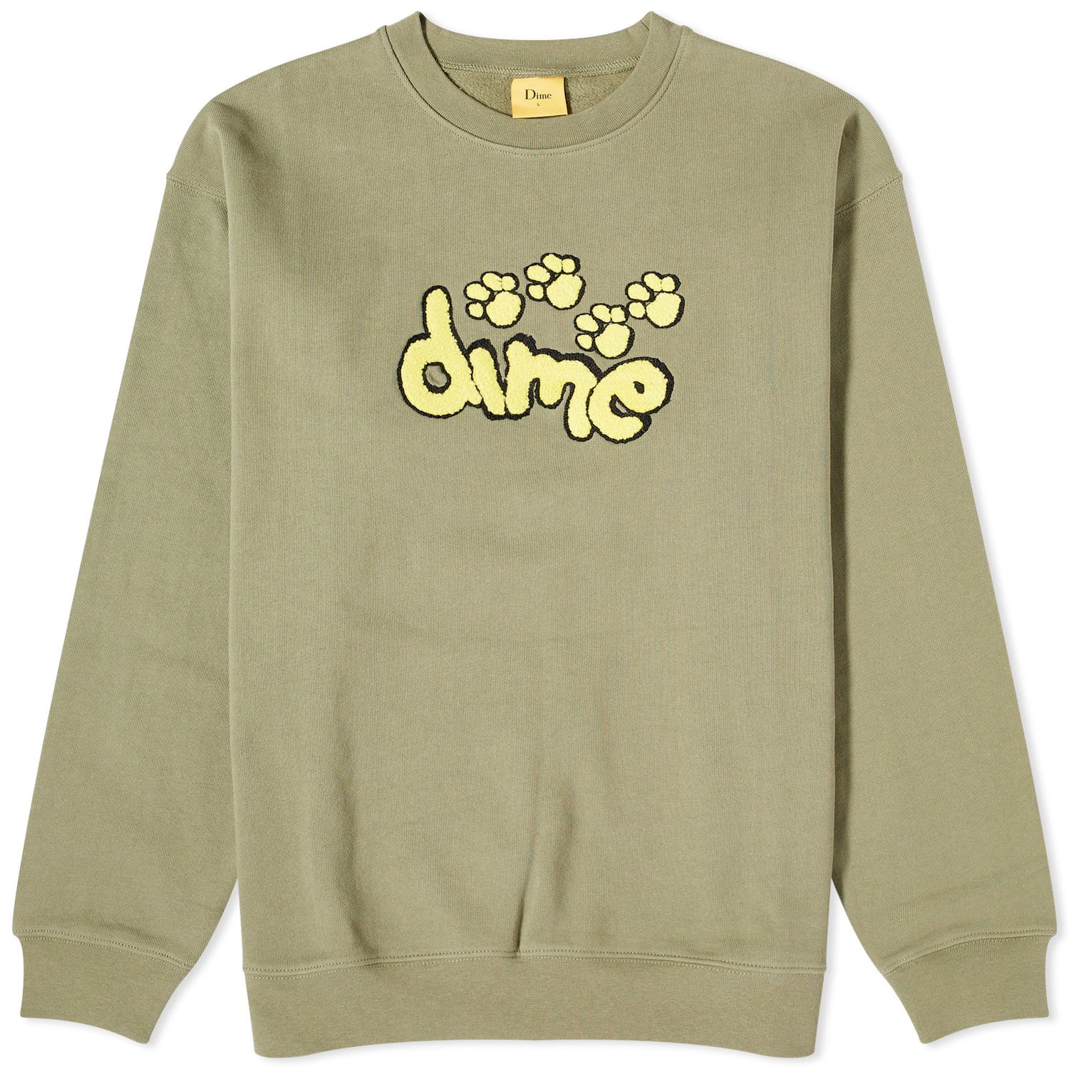 Пуловер Dime Pawz Chenille Crewneck Зелено | DIME23D2F14GRN, 0