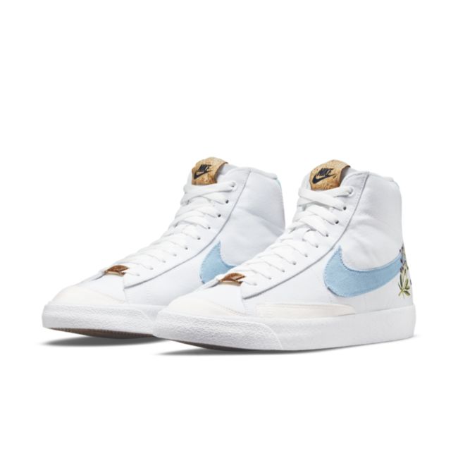 Кецове и обувки Nike Blazer Mid '77 Бяло | CI1166-100, 1