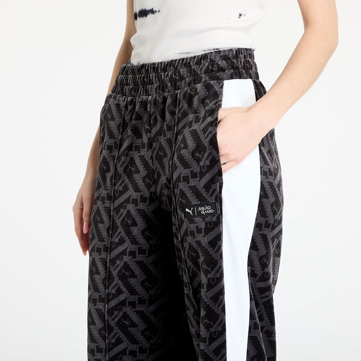 Панталони Puma Squid Game x T7 Iconic Straight Track Pants Черно | 62743301, 1