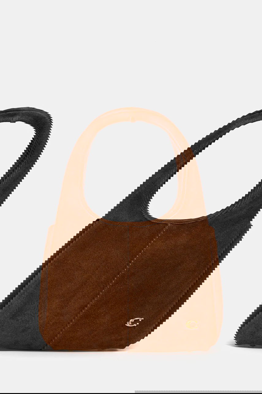 Чанта през рамо Coach Coach Lana Suede Shoulder Bag Кафяво | CBZ96, 0