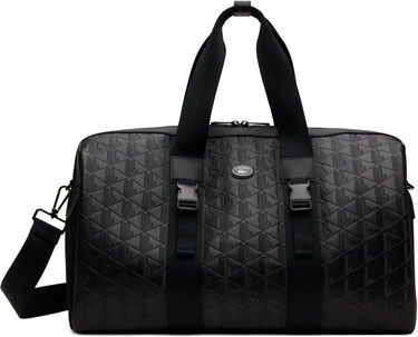 Чанта за пътуване Lacoste Lacoste Nomogram Leather Weekend Bag Черно | NH4839MR_000, 0