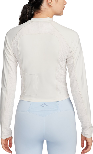 Тениска Nike TRAIL DF LS TOP Бяло | fn4706-104, 1