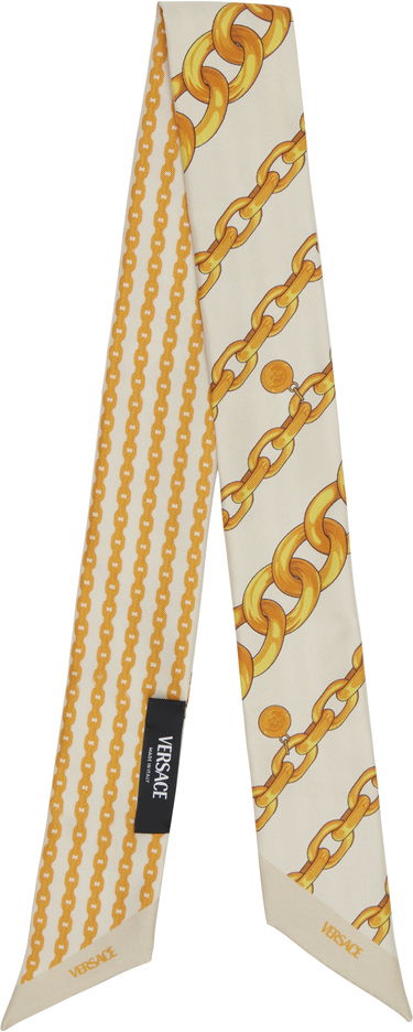 Шал Versace Versace Treasure Silk Tie Scarf Бежово | IBA0005_1A13782_5E490, 1