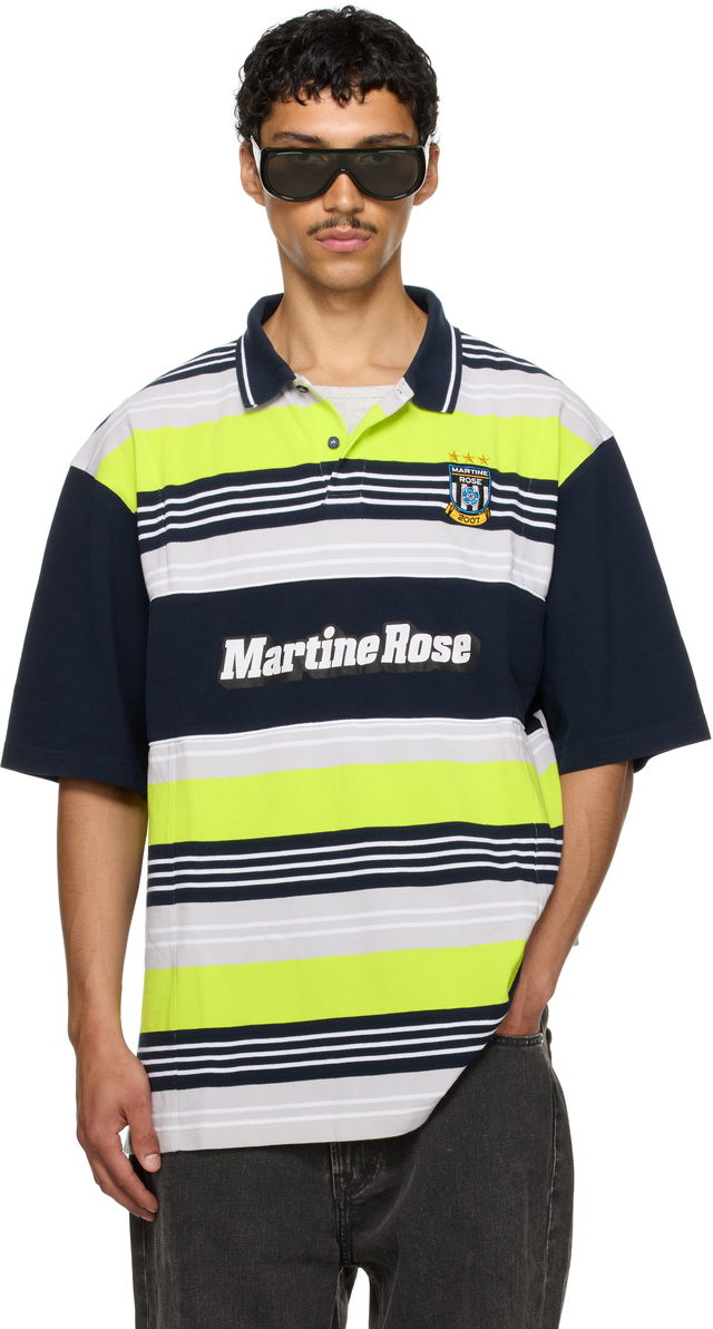 Martine Rose Oversized Panelled Polo
