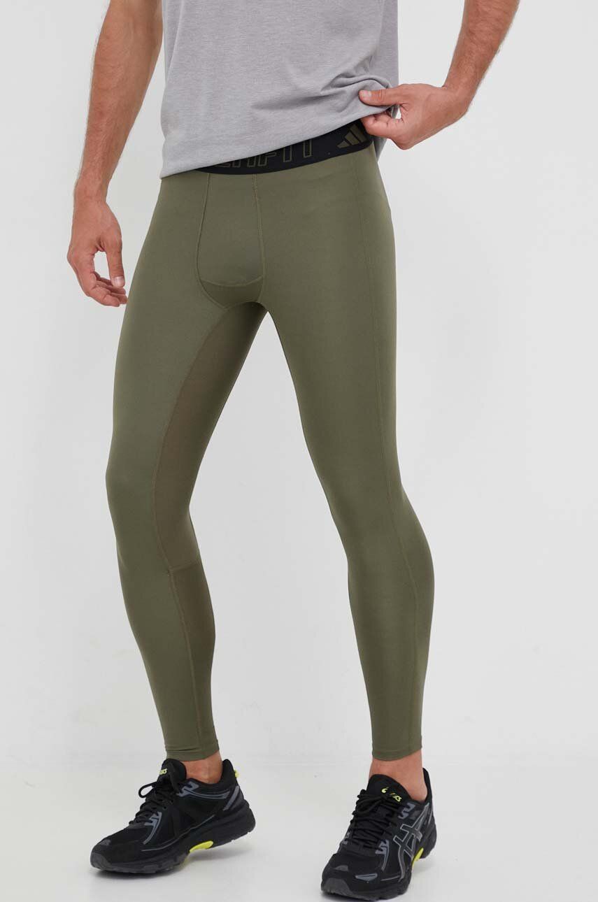 Клинове adidas Performance Techfit Training Long Tights Зелено | IM3411, 0
