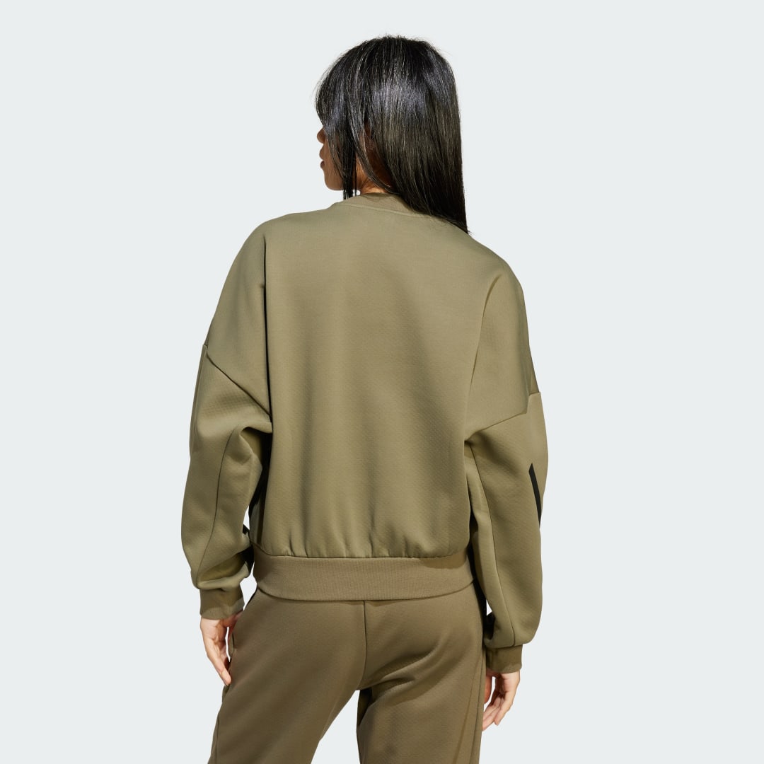 Суитчър adidas Performance Training Sweatshirt Зелено | JJ4776, 1