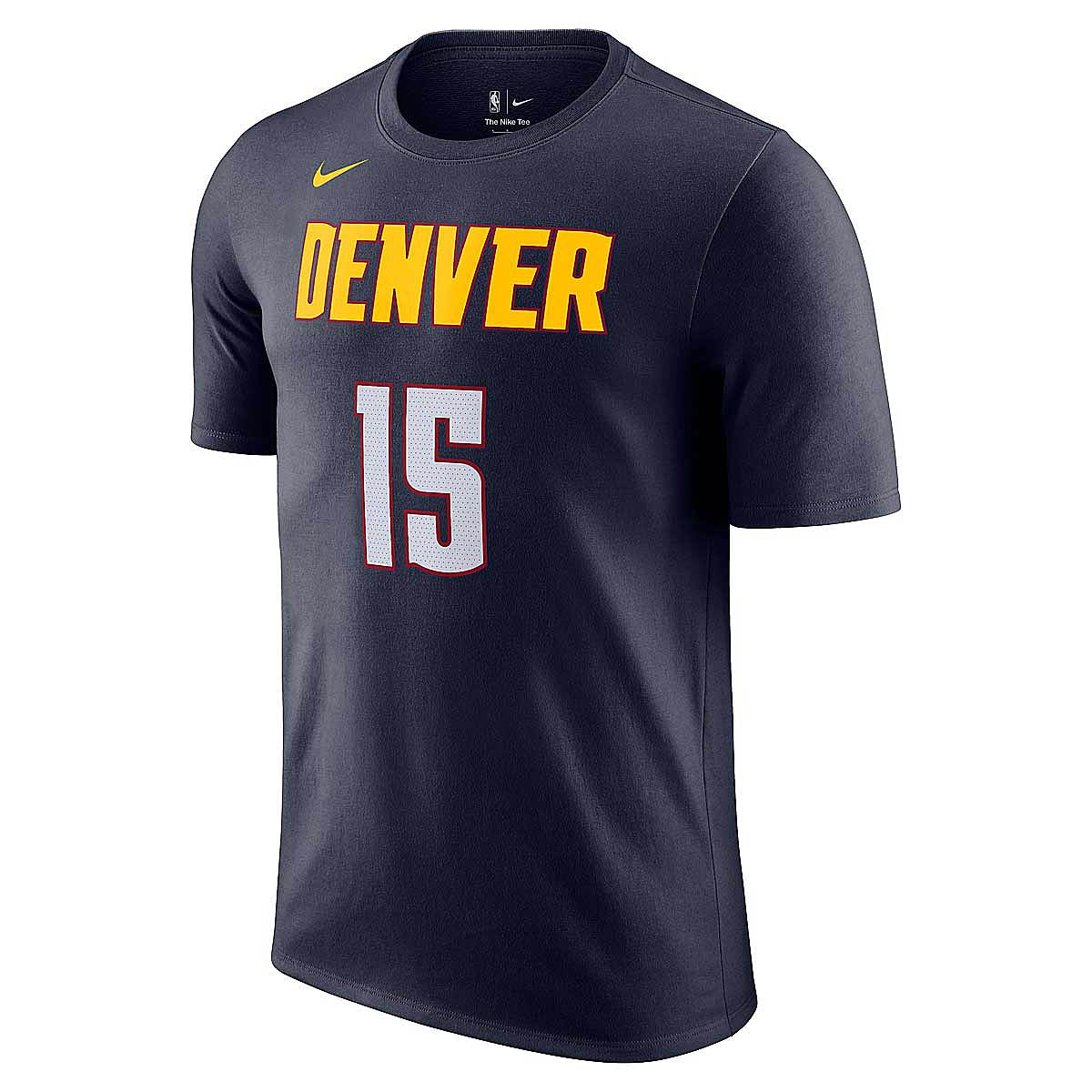 Облекло Nike NBA DENVER NUGGETS ICON NIKOLA JOKIC N&N T-SHIRT, MARINE BLUE Черно | DR6372-423, 0