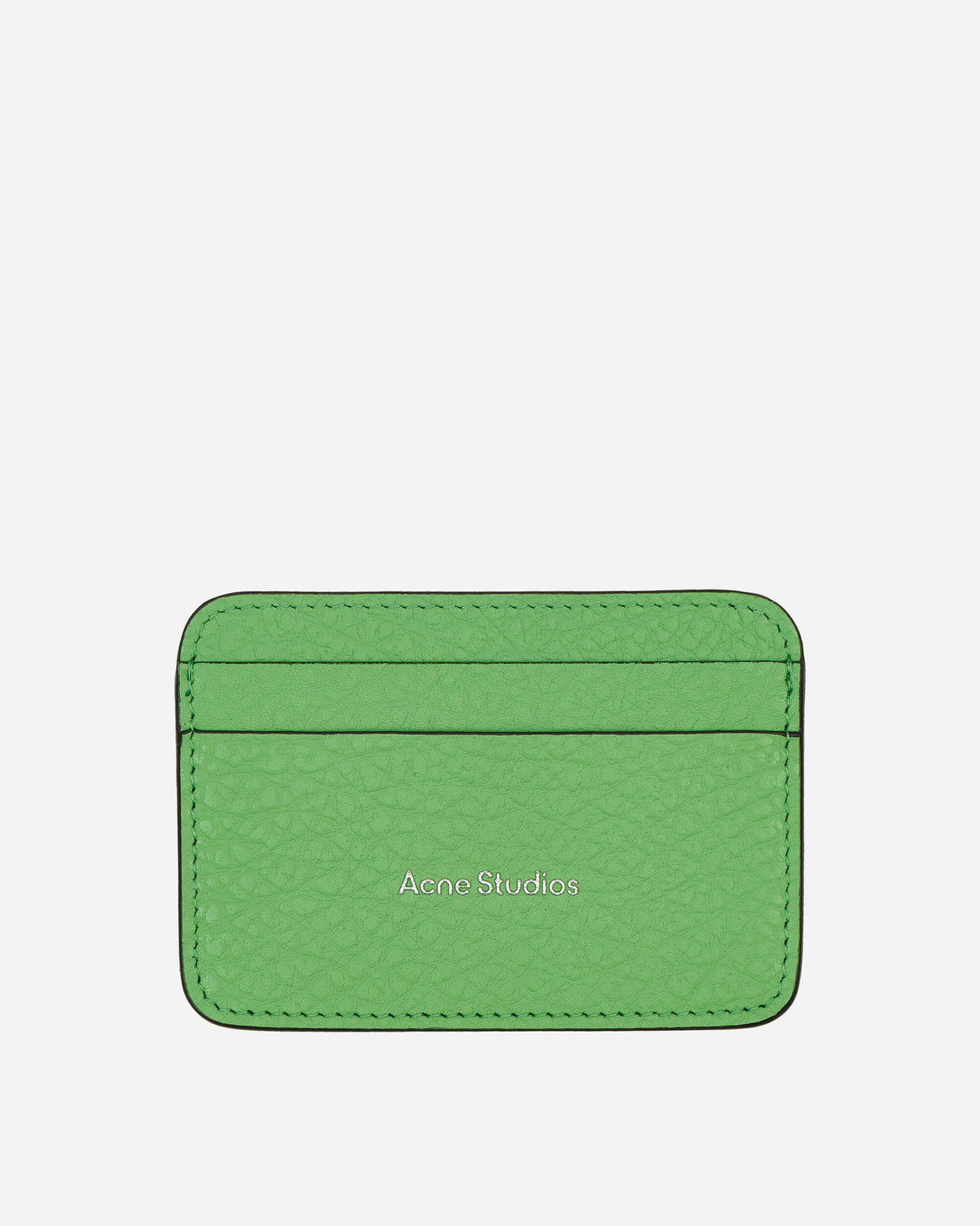 Портфейл Acne Studios Leather Card Holder Зелено | CG0245- AB8, 0