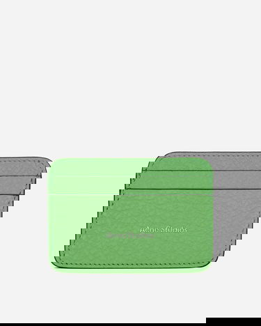 Портфейл Acne Studios Leather Card Holder Зелено | CG0245- AB8, 0