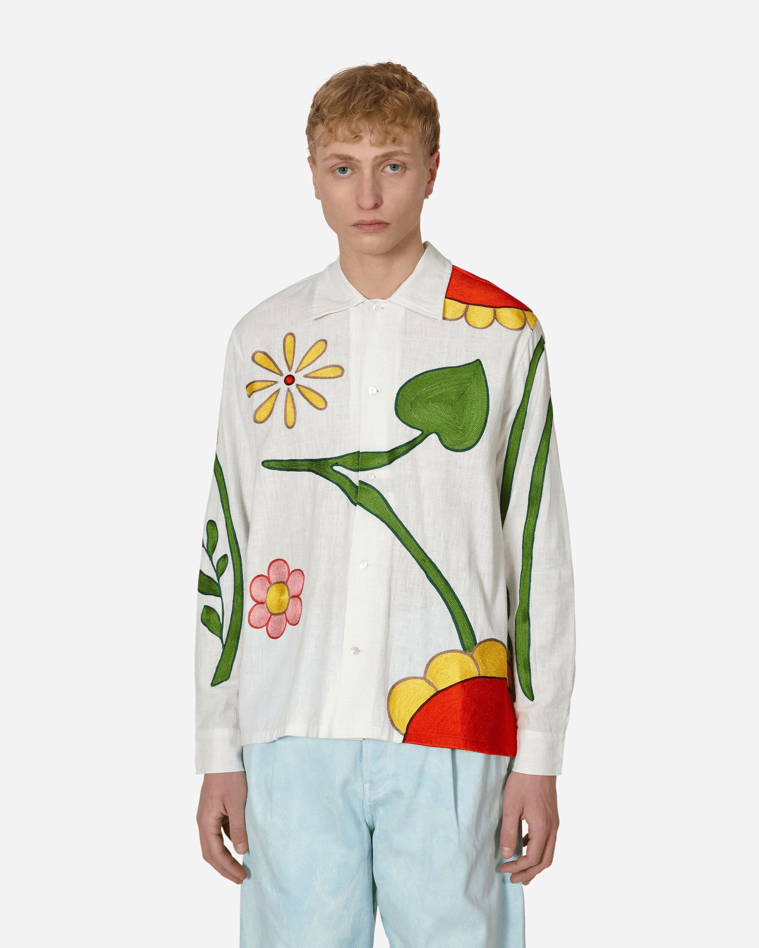 Риза Sky High Farm Embroidered Flower Shirt Многоцветен | SHF03B001 2, 0