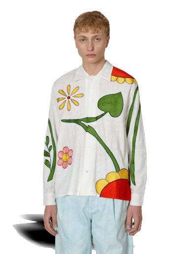 Риза Sky High Farm Embroidered Flower Shirt Многоцветен | SHF03B001 2