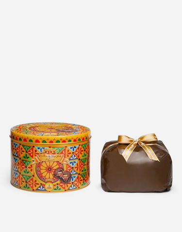 Домашен декор Dolce & Gabbana Panettone With Glazed Chestnuts And Gianduja Многоцветен | PN1000YEL1082000, 3