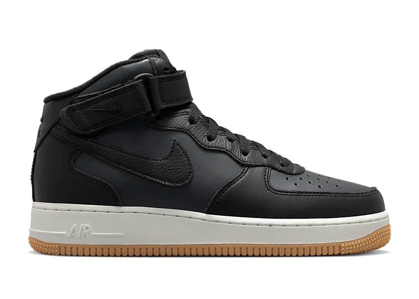Кецове и обувки Nike Air Force 1 Mid '07 LX Black Anthracite Черно | DV7585-001, 0