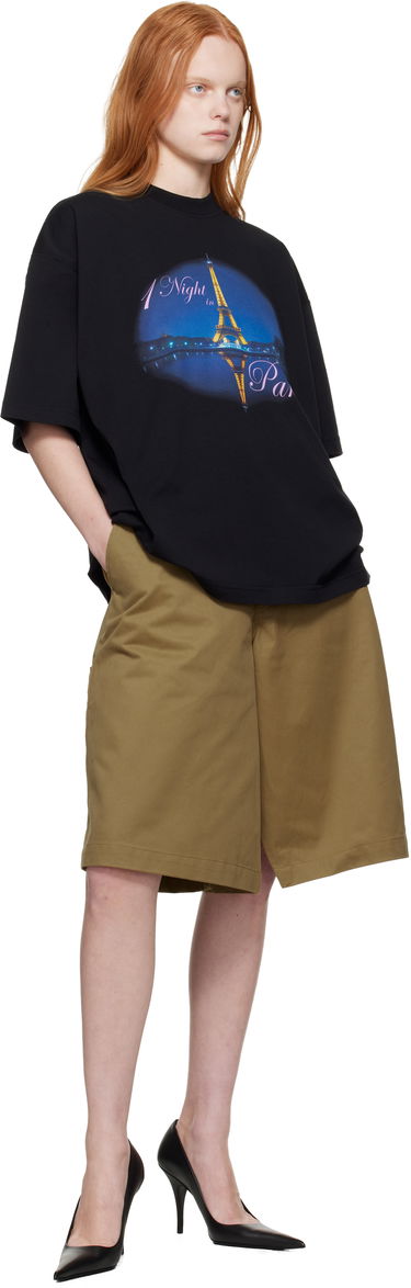 Тениска VETEMENTS VETEMENTS 'Night In Paris' Oversized T-Shirt Черно | UH76TR410B, 3