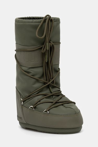 Кецове и обувки Moon Boot MB ICON RUBBER Boots Зелено | 80D1402760.M006, 0
