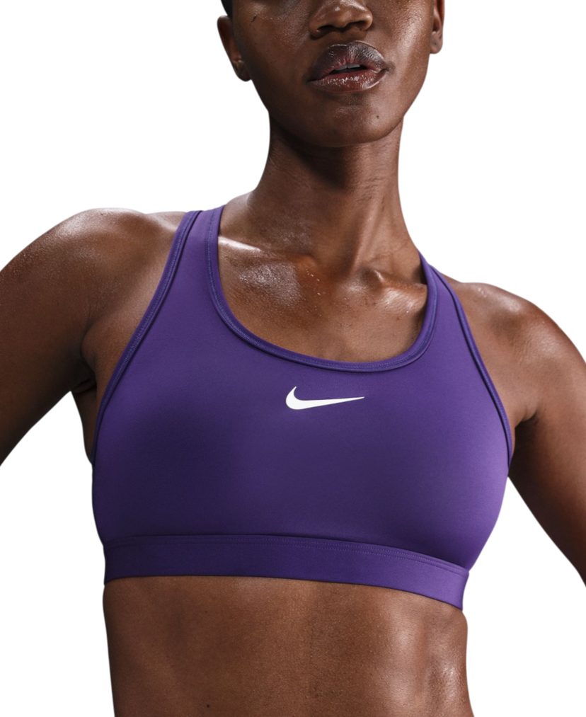 Сутиен Nike Nike Swoosh Medium Support Sports Bra Лилаво | dx6821-547