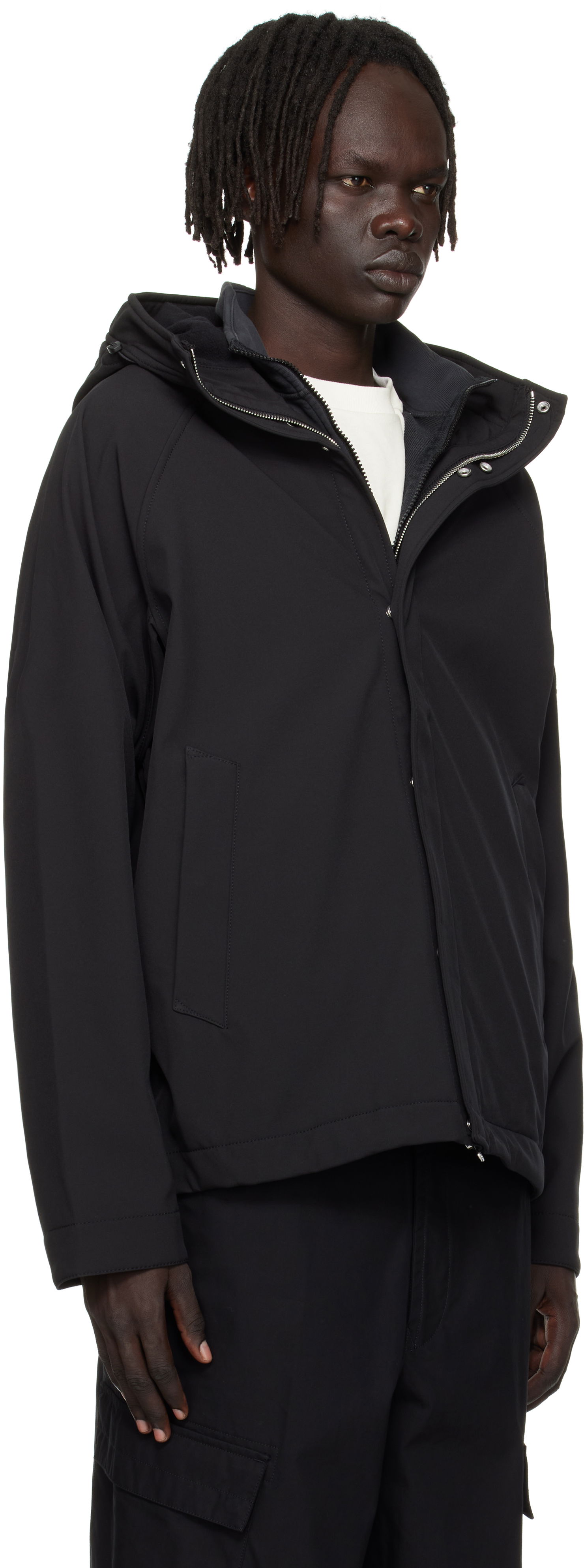 Яке Stone Island Soft Shell-R E.Dye Hooded Jacket Черно | K2S15 Q100010 S0B22, 1