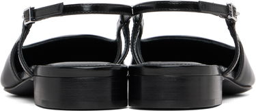 Кецове и обувки Marni Marni Leather Trunkaroo Pointed Toe Slingback Ballerina Flats Черно | SAMS029301 P7403, 1