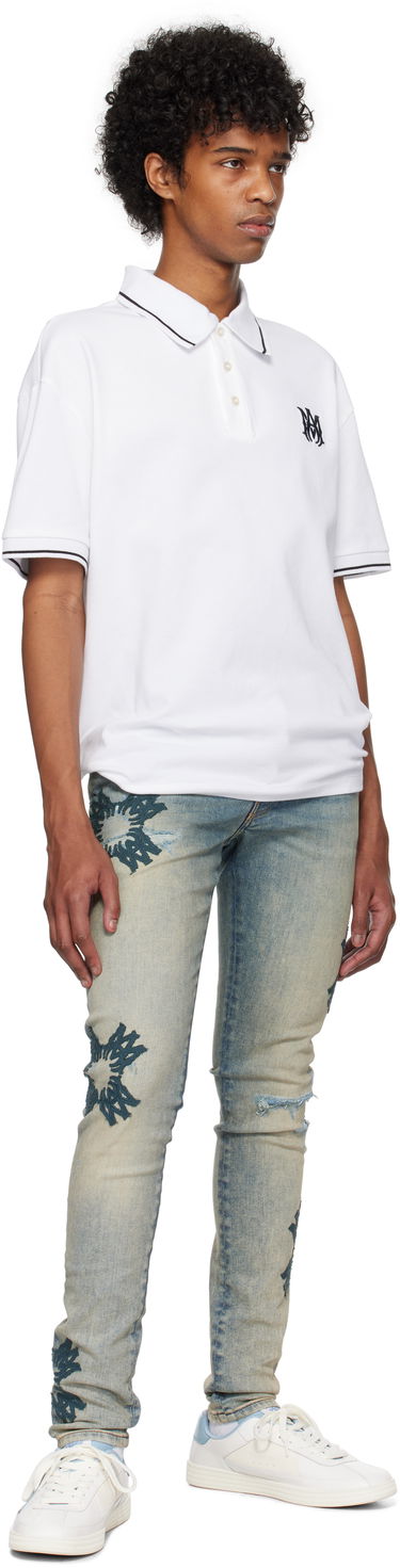 Поло тениска AMIRI Amiri MA Core Logo Polo Бяло | AMJYPO1009, 3