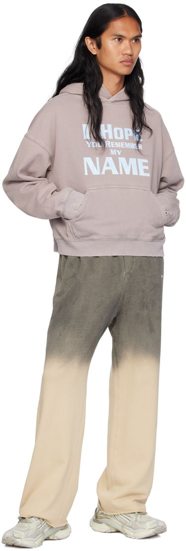 Суитчър We11done Lettering Hoodie Лилаво | WD-TH2-24-813-U-LP, 3