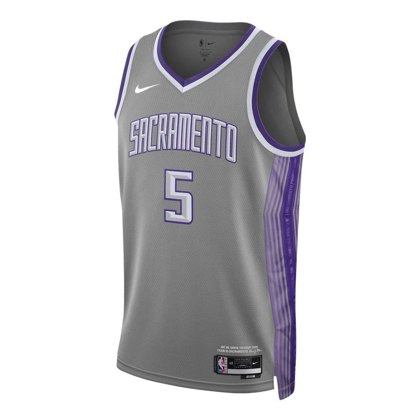 Фланелка Nike NBA Sacramento Kings De'Aaron Fox City Edition Swingman Jersey Сиво | DO9609-003