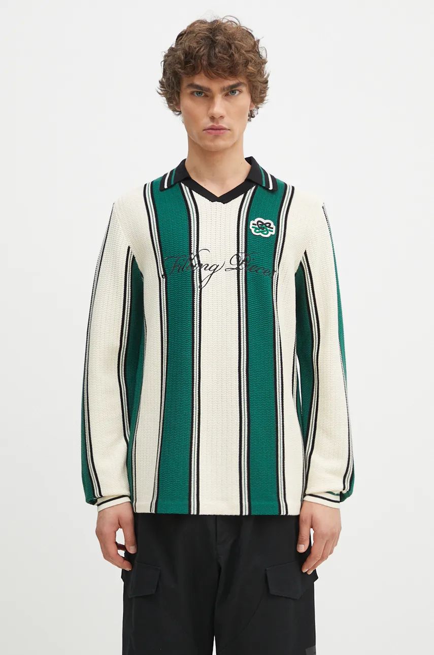 Фланелка Filling Pieces Knit Football Jersey Зелено | 91099041926, 0