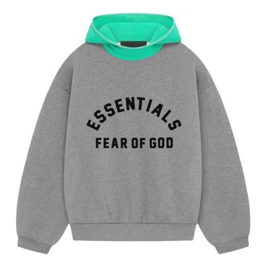 Суитчър Fear of God Essentials Fleece Hoodie Сиво | 202SP244312F