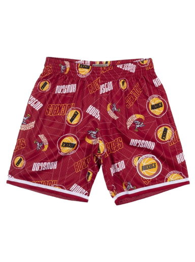 Къси панталони Mitchell & Ness Houston Rockets Swingman Short Червено | SHORBW19082-HROPTRD