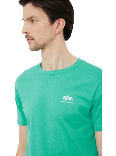 Тениска Alpha Industries Cotton T-Shirt Тюркоазено | 188505.676