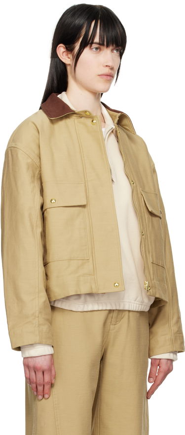 Яке rag & bone Rag & Bone Nonie 2-in-1 Twill Jacket Бежово | WAW25S20167516, 1