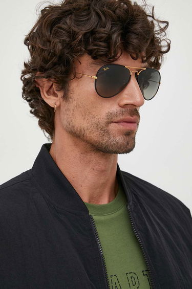 Слънчеви очила Ray-Ban Ray-Ban Aviator Full Color Sunglasses Черно | 0RB3025JM, 0