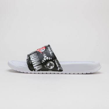 Кецове и обувки Nike Benassi JDI Print Бяло | 631261-107, 0