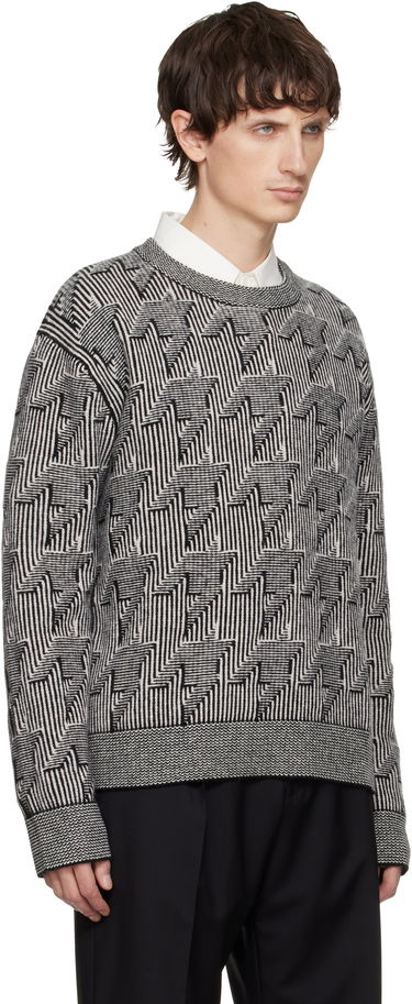 Пуловер Paul Smith Paul Smith Geometric Pattern Wool Sweater Сиво | M1R-557Z-T02834-79, 1