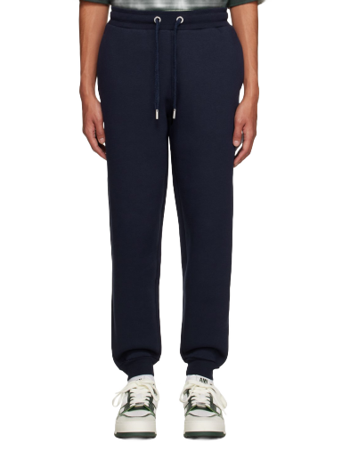 Спортни панталони AMI Drawstring Sweatpants Тъмно синьо | UTR207.740