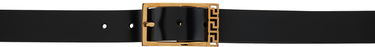 Колани Versace Black Greca Leather 3 CM Belt Черно | 1015105_1A08779, 0