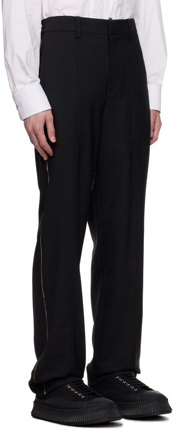Панталони Helmut Lang Pleated Trousers Черно | N06HM204, 1
